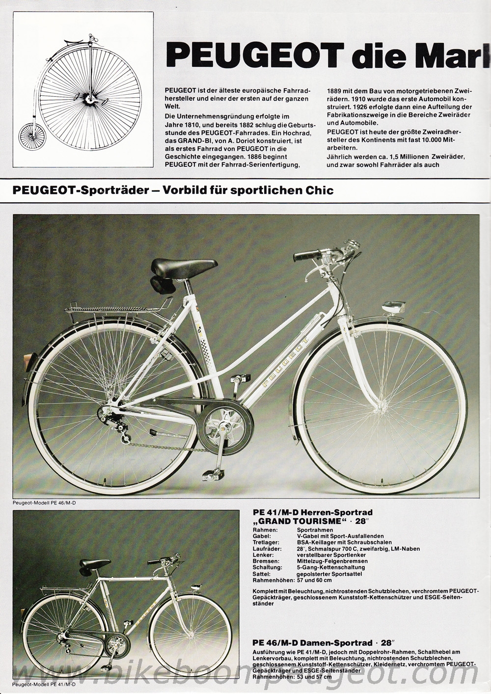 Peugeot 1981 Germany Brochure